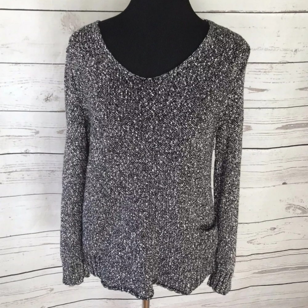 EILEEN FISHER Static Italian Yarn Knit Sweater M